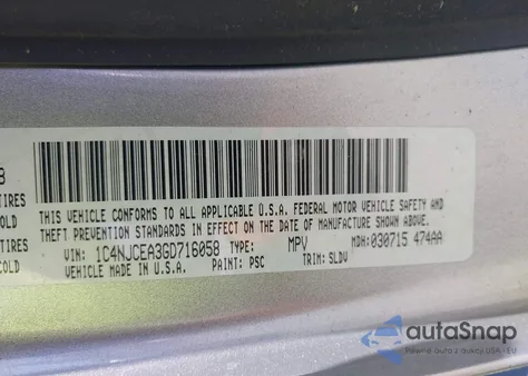 2016 Jeep Compass High Altitude Edition из США, поврежденный, VIN 1C4NJCEA3GD716058